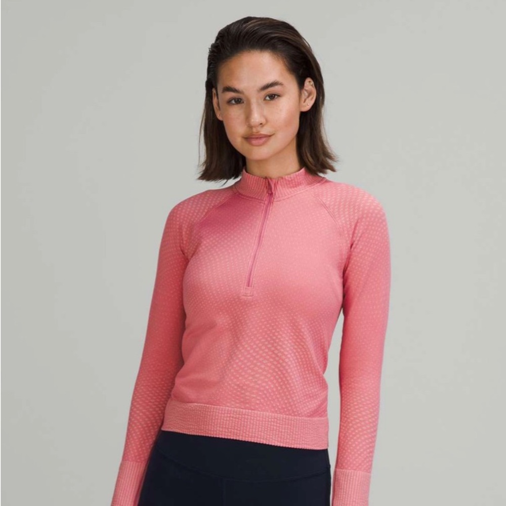 Lululemon Rest Less Cropped 1/2 Zip
